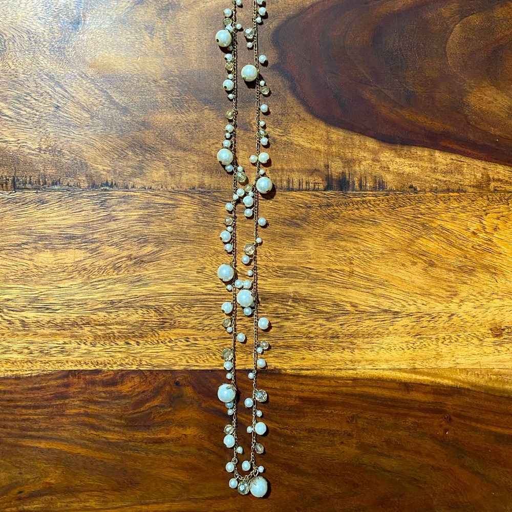 Pearl statement necklace